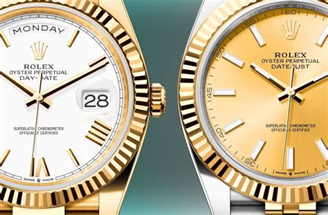 rolex date just day|rolex day date vs datejust.